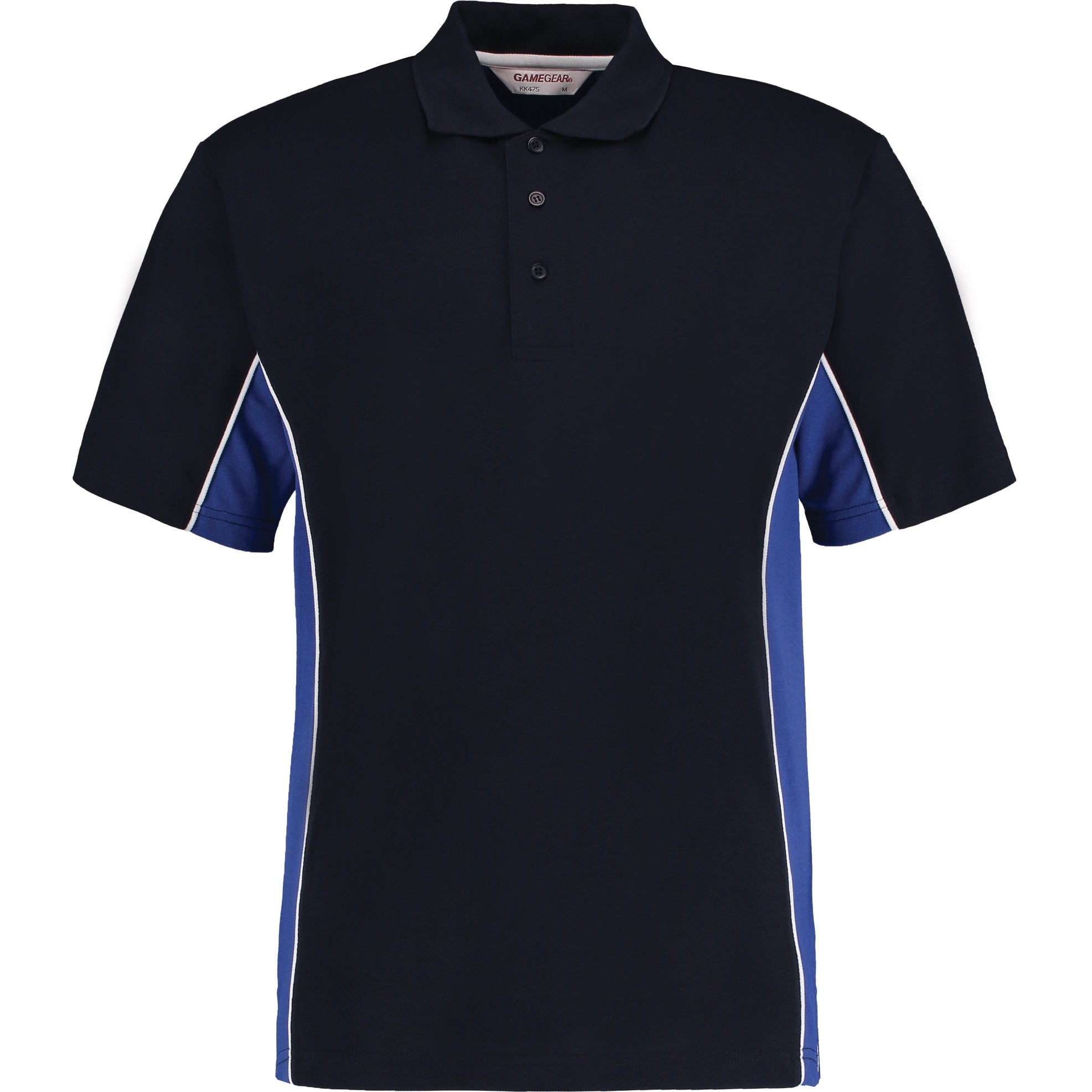 Kustom Kit Track Polo (Classic Fit) - Navy/Royal/White