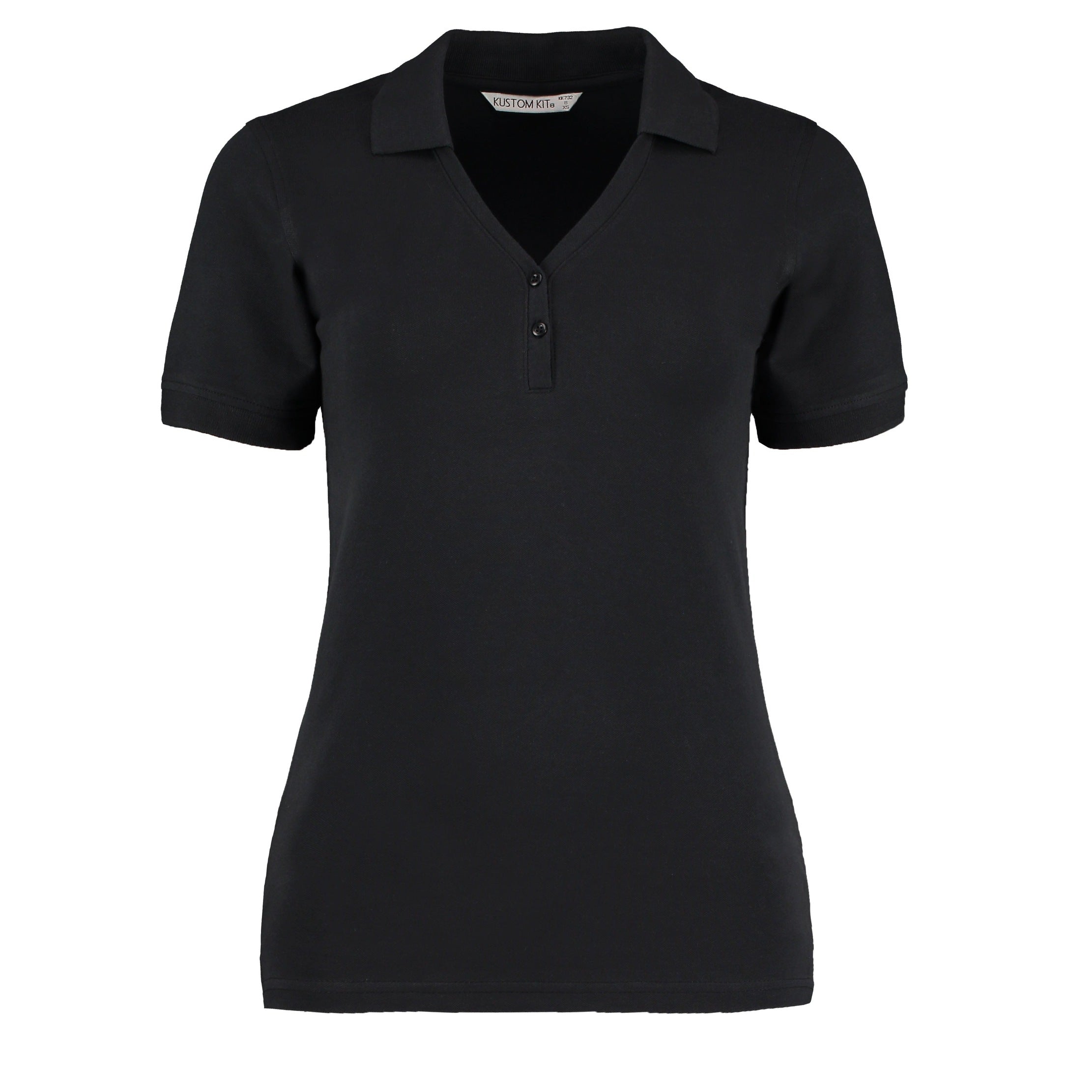 Kustom Kit Sophia V-Neck Polo (Regular Fit)