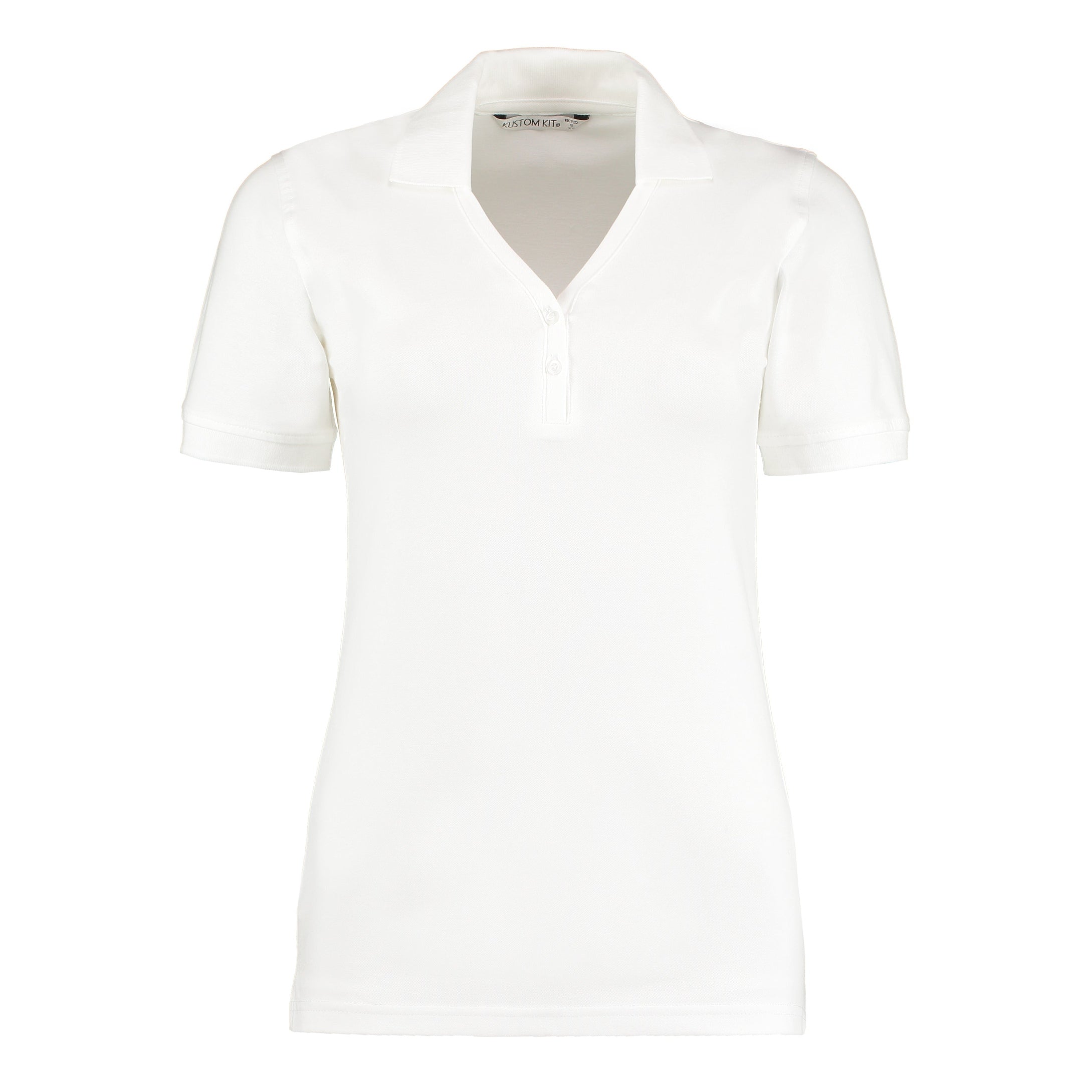 Kustom Kit Sophia V-Neck Polo (Regular Fit)