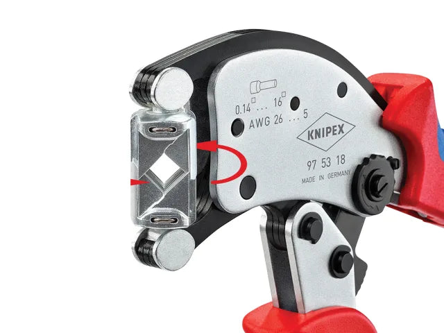 Knipex Twistor16® Self-Adjusting Crimping Pliers 200mm