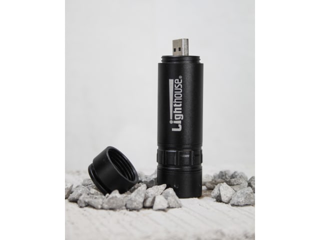 Lighthouse Rechargeable LED Pocket Torch 120 lumens