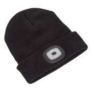 Sealey Beanie Hat 1W SMD LED USB Rechargeable