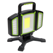 Sealey Rechargeable Flexible Floodlight 18W COB & 9W SMD LED