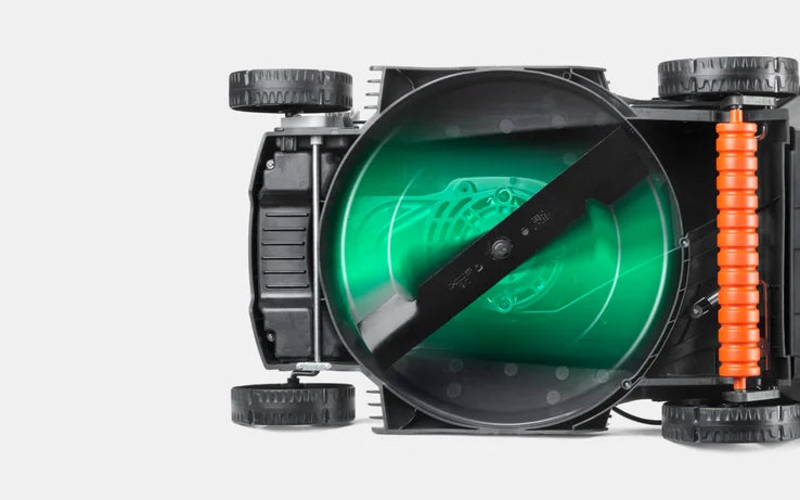 Flymo 36V UltraStore 380R - Smart, Cordless Mower with Compact, Foldable Design