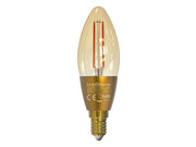 Link2Home Wi-Fi LED SES (E14) Candle Filament Dimmable Bulb, White 400 lm 4.5W
