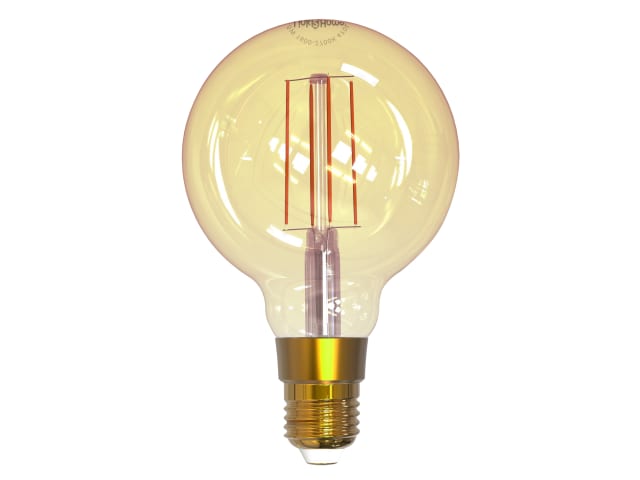 Link2Home Wi-Fi LED ES (E27) Balloon Filament Dimmable Bulb, White 470 lm 5.5W