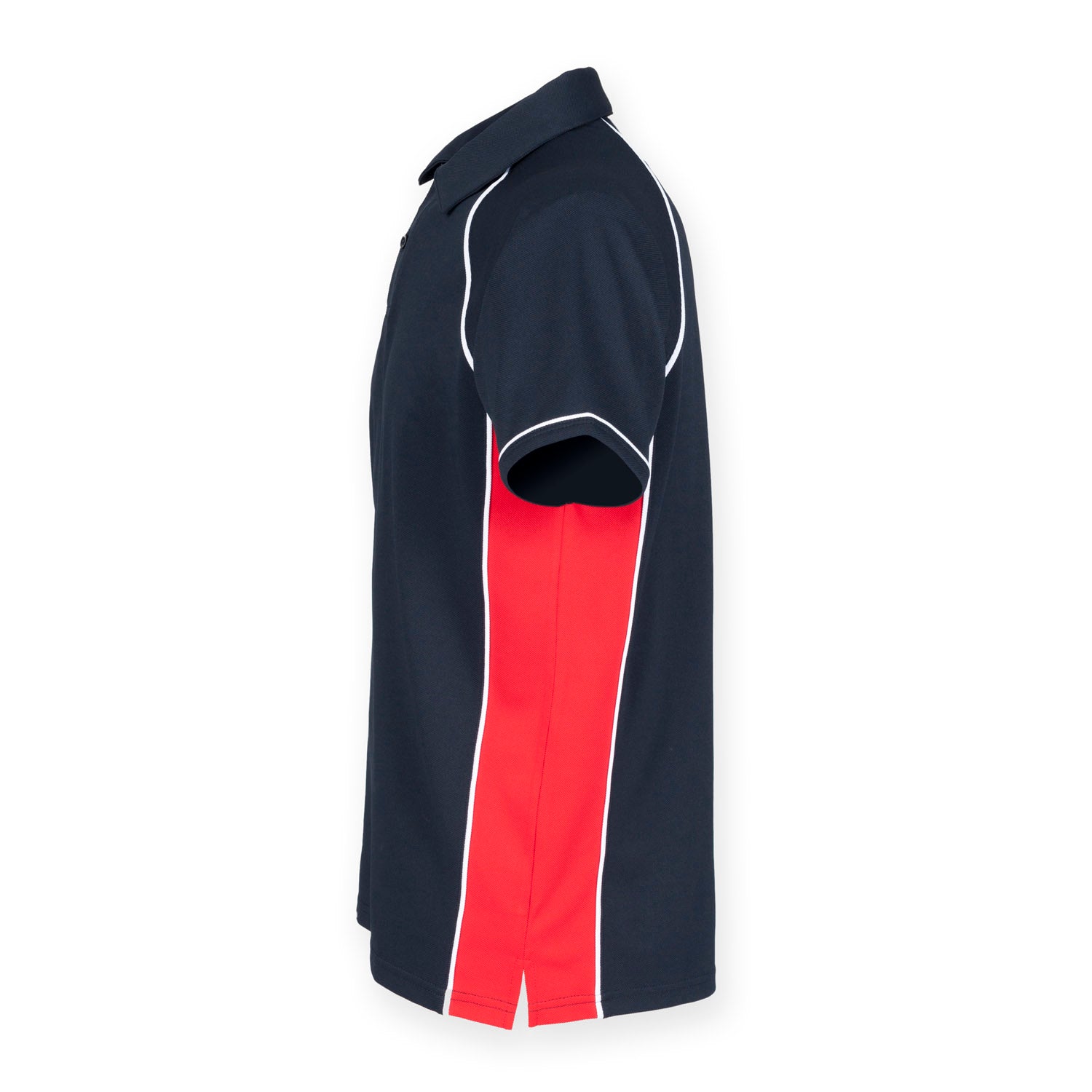 Finden & Hales Piped Performance Polo - Navy/Red/White