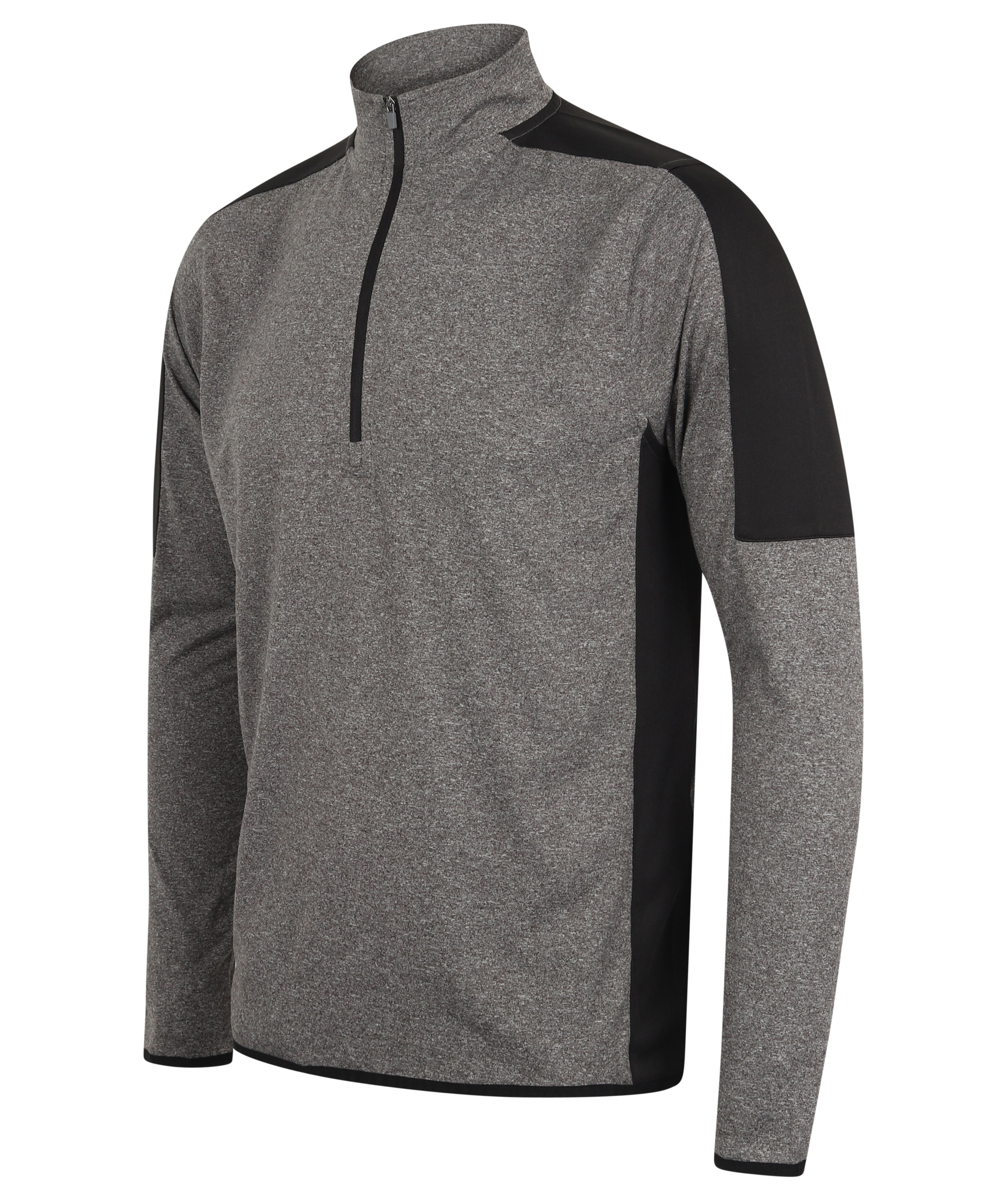 Finden & Hales ¼ Zip Mid-Layer With Contrast Panelling