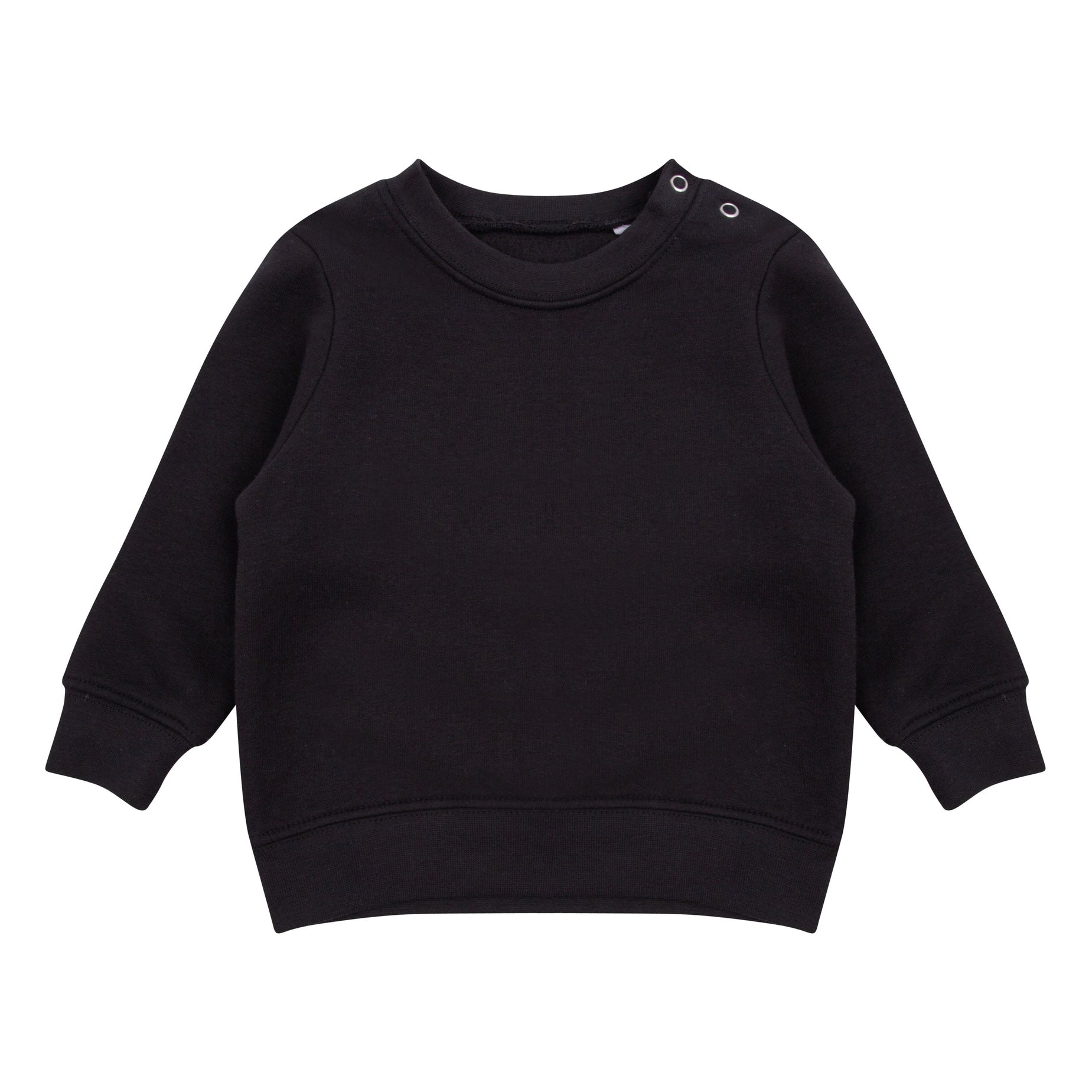 Larkwood Crew Neck Sweatshirt With Shoulder Poppers