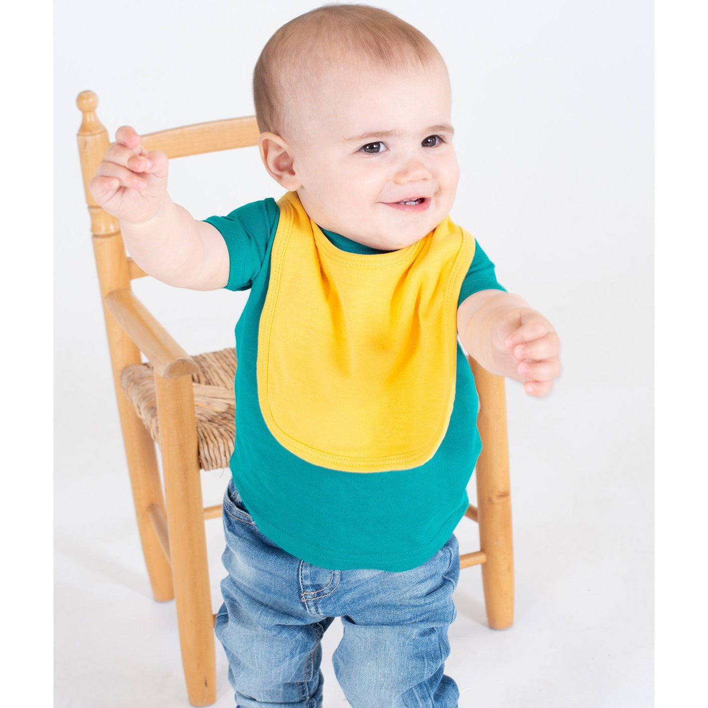 Larkwood Plain And Contrast Bib