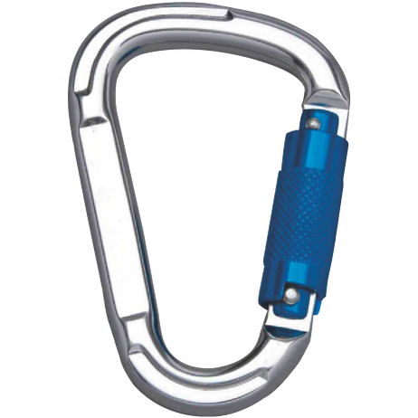 Delta Plus AM025X2  Lightweight Aluminum Carabiner  (Bag of 2)