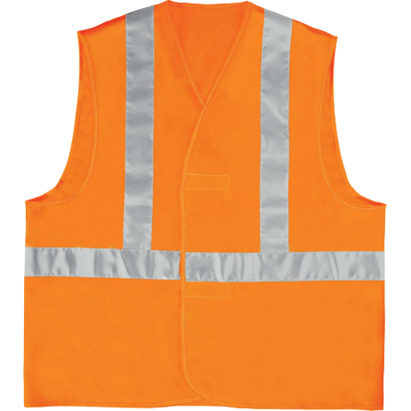 Delta Plus GILP4 Lightweight Hi-Viz Vest – Reflective Strips & Work-Ready