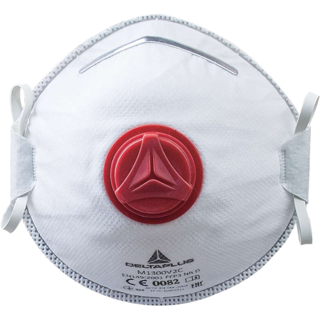 Delta Plus M1300V2 – P3 Molded Disposable Mask with Exhalation Valve