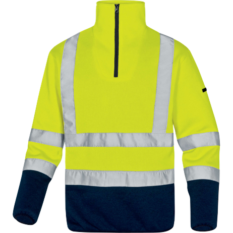 Delta Plus MARMOTHV High-Viz Trucker Sweater – Warm & Reflective