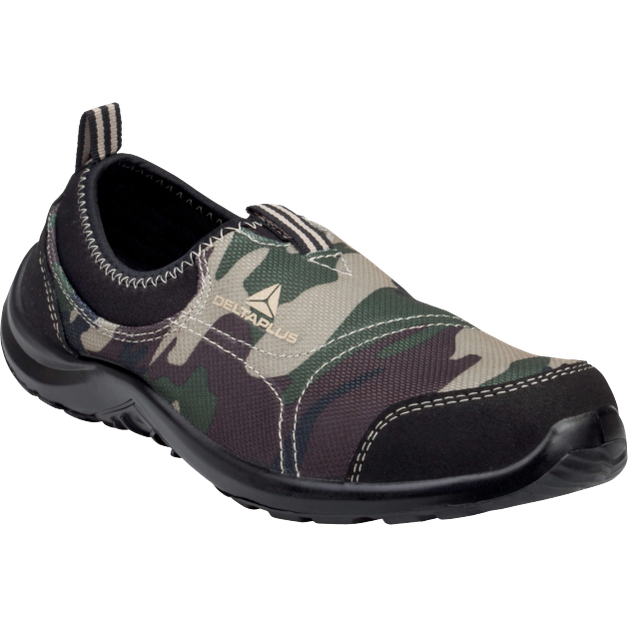Delta Plus MIAMI S1P CAMO SRC Safety Shoes – Low-Cut, Steel Toe, Anti-Slip