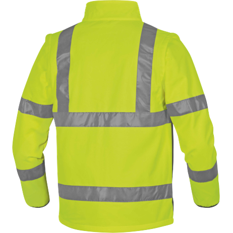 Delta Plus MOONLIGHT2 Hi-Viz Softshell Jacket – Waterproof, Breathable & 2-in-1 Design