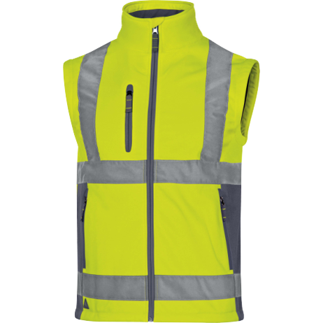Delta Plus MOONLIGHT2 Hi-Viz Softshell Jacket – Waterproof, Breathable & 2-in-1 Design