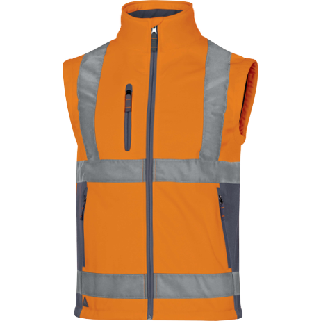 Delta Plus MOONLIGHT2 Hi-Viz Softshell Jacket – Waterproof, Breathable & 2-in-1 Design