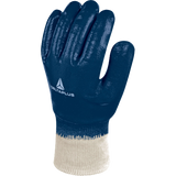 Delta Plus NI155 Heavy-Duty Nitrile Glove – Comfortable Fit with Knitted Cuff