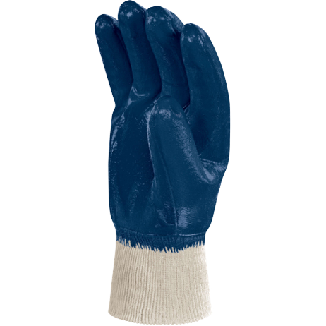 Delta Plus NI155 Heavy-Duty Nitrile Glove – Comfortable Fit with Knitted Cuff