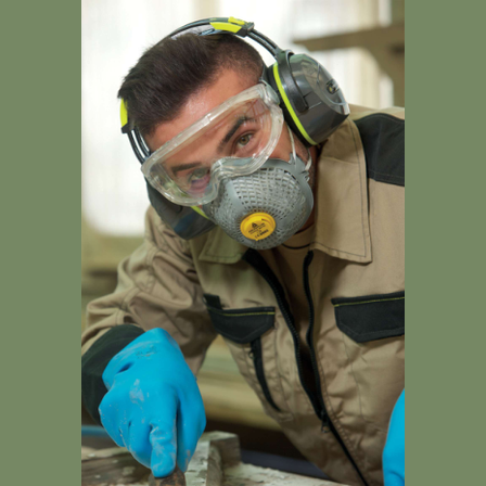 Delta Plus SPIDERMASK P3 Respirator – Reusable with Replaceable Filters