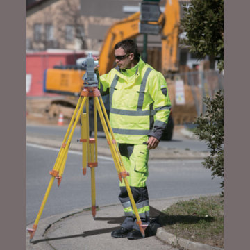 Delta Plus TARMAC 5-in-1 High-Vis Waterproof Parka – Modular & Breathable