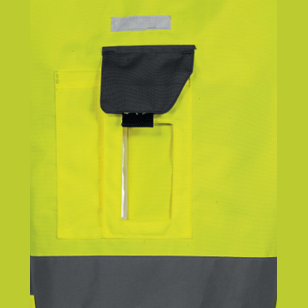 Delta Plus TARMAC 5-in-1 High-Vis Waterproof Parka – Modular & Breathable