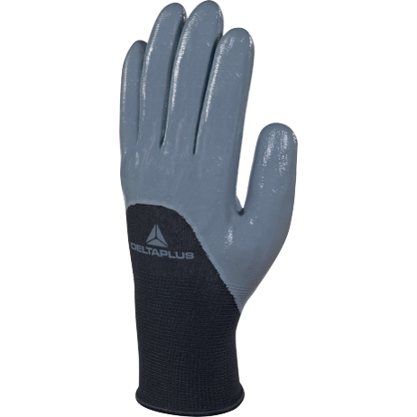 Delta Plus VE715GR Nitrile-Coated Precision Grip Gloves