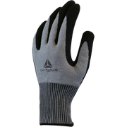 Delta Plus VENICUTF07 Cut-Resistant Gloves – Level F Protection, Sandy Nitrile Grip (Pack of 3 Pairs)