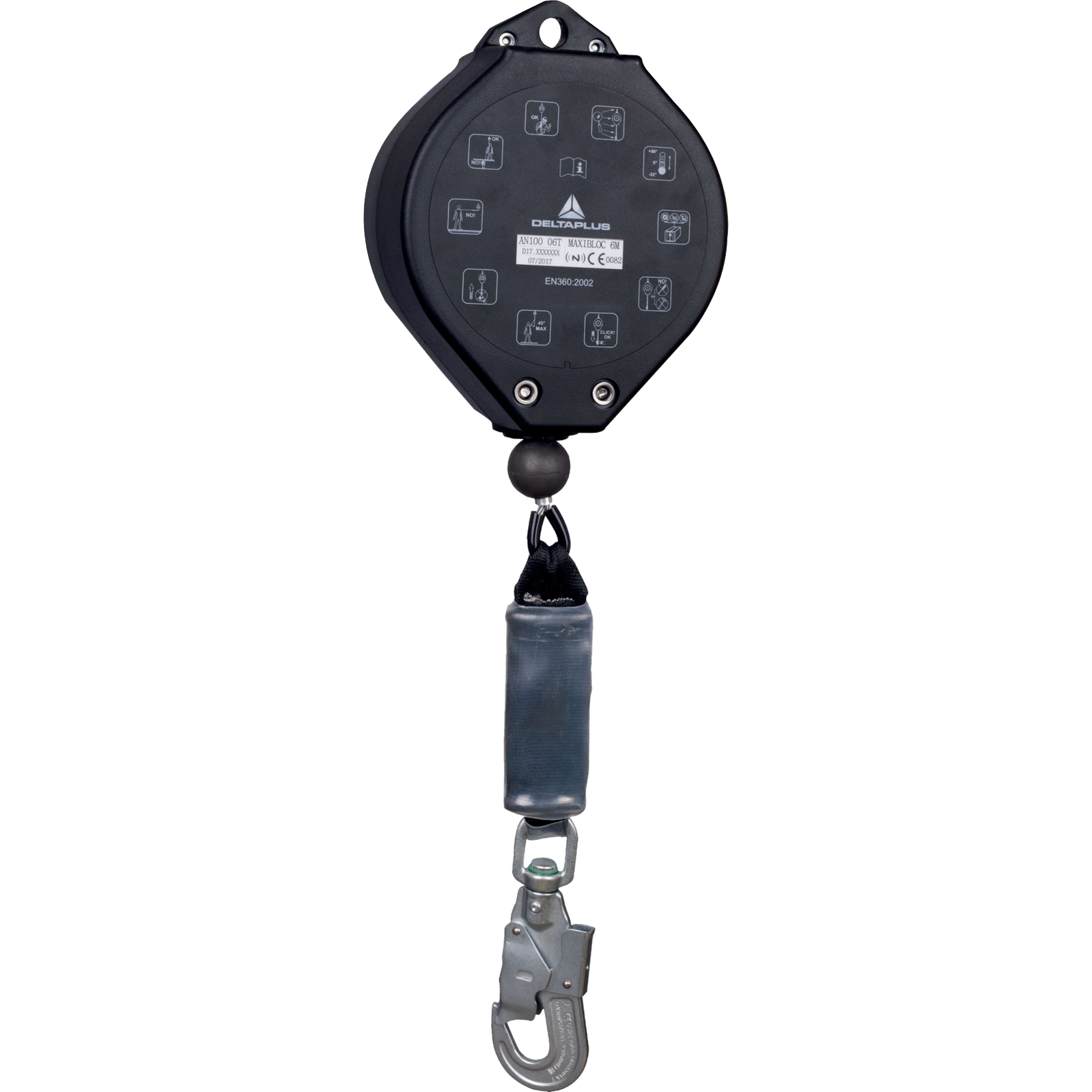 Delta Plus MAXIBLOC AN10006T Retractable Fall Arrester – 6M