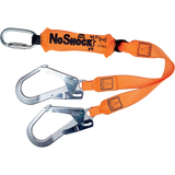 Delta Plus AN213100ZDD Double Energy-Absorbing Lanyard – Short-Distance Fall Protection