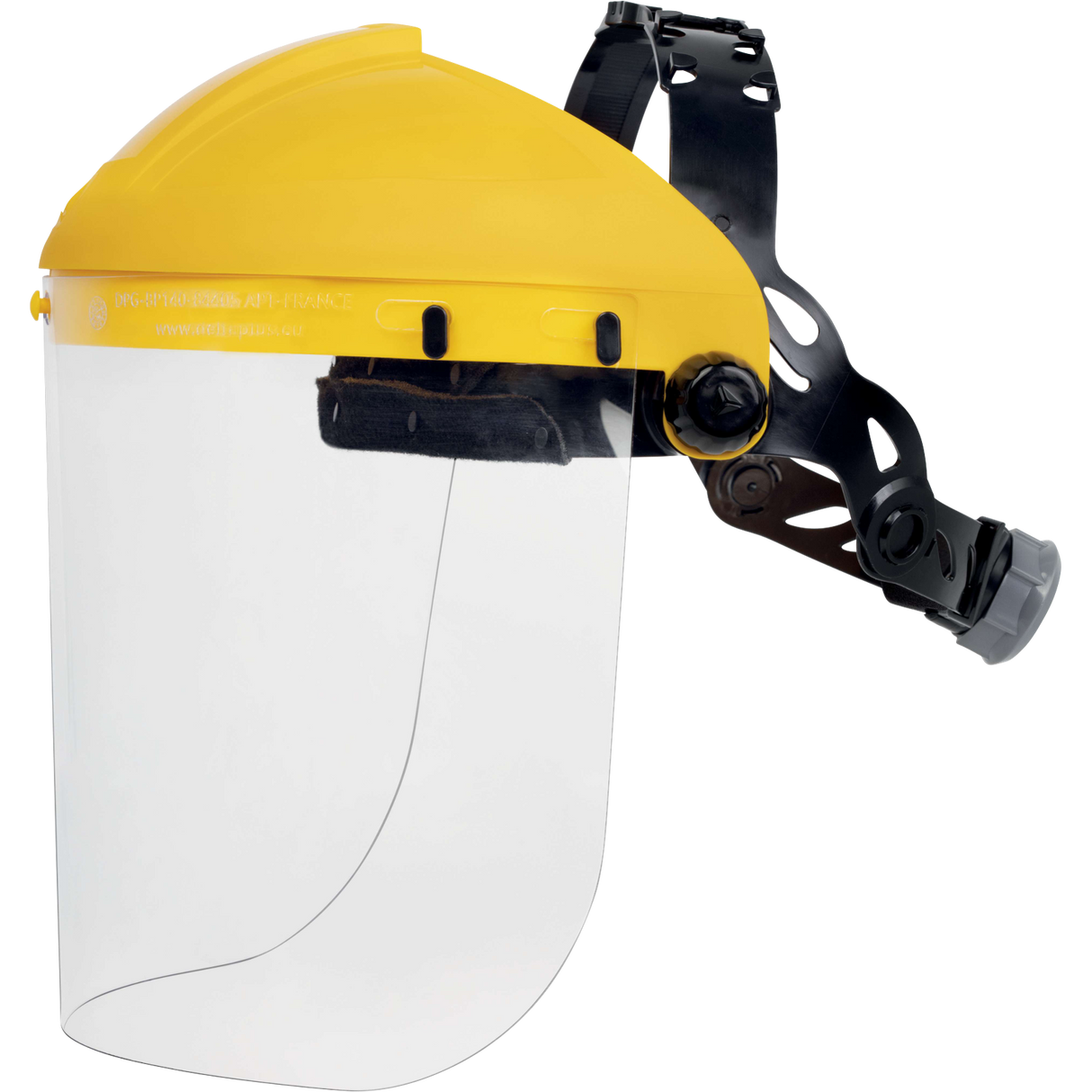 Delta Plus BALBI 2 Polycarbonate Safety Visor – Clear Lens with Adjustable Headband