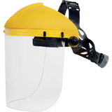 Delta Plus BALBI 2 Polycarbonate Safety Visor – Clear Lens with Adjustable Headband