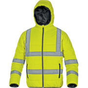 Delta Plus DOONHV High-Visibility Water-Repellent Down Jacket – Durable, Warm & Eco-Friendly