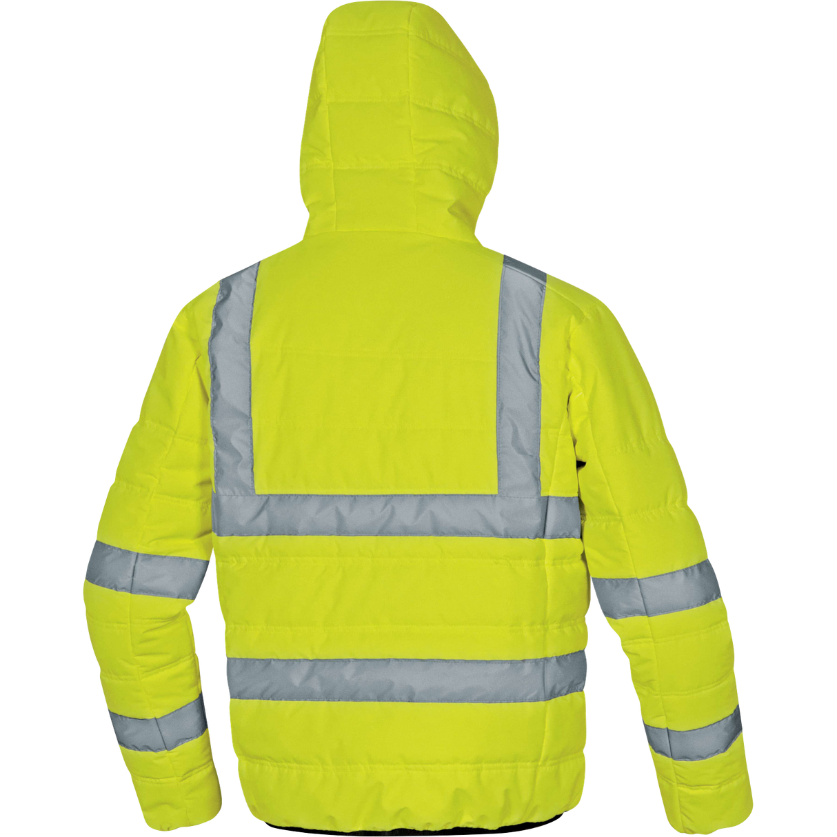 Delta Plus DOONHV High-Visibility Water-Repellent Down Jacket – Durable, Warm & Eco-Friendly