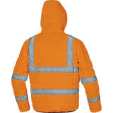 Delta Plus DOONHV High-Visibility Water-Repellent Down Jacket – Durable, Warm & Eco-Friendly