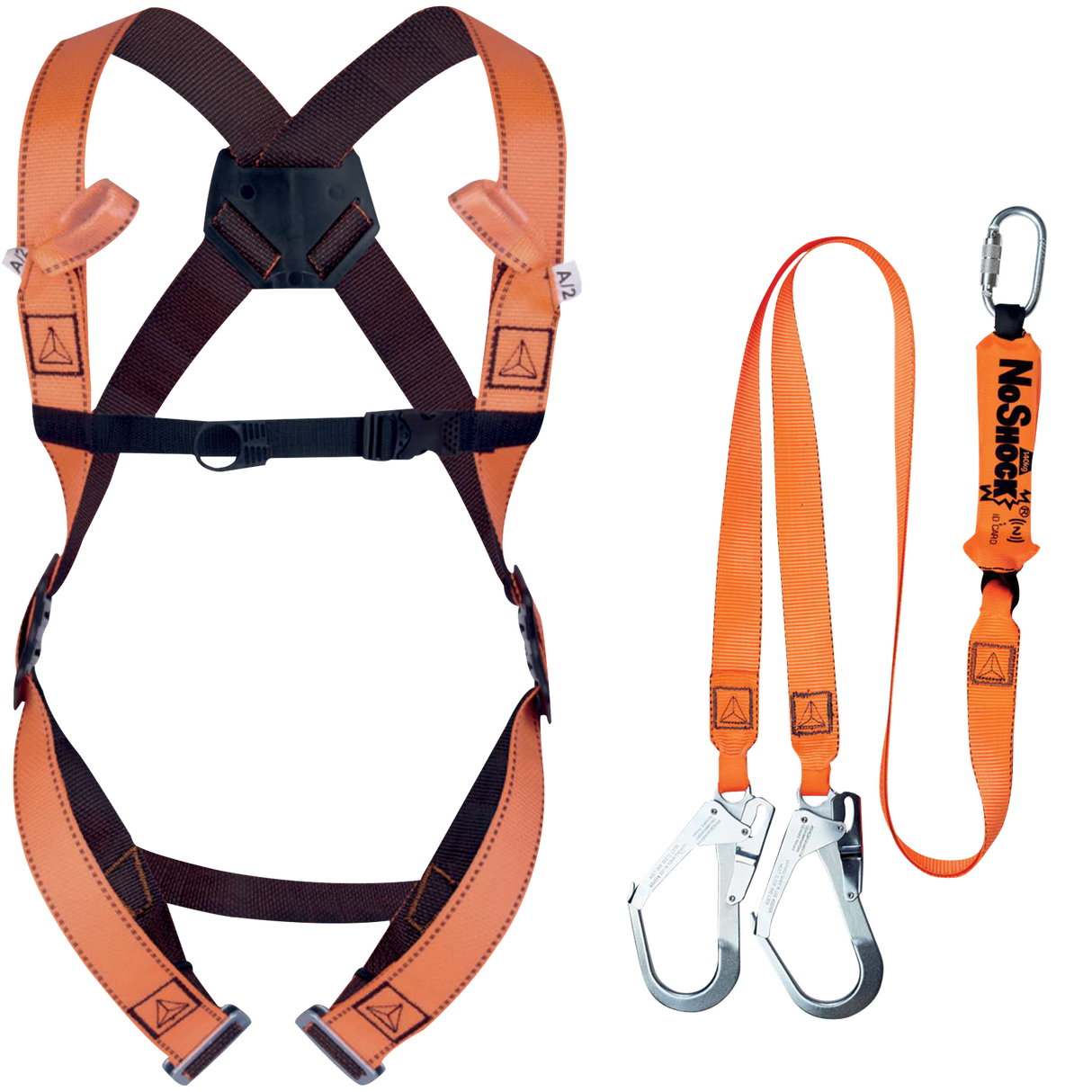 Delta Plus ELARA280V2 – Fall Arrest Kit with Double Energy-Absorbing Lanyard for Scaffolding Work