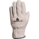 Delta Plus FBN49 Mechanical Leather Gloves – Cowhide, Grain Leather, Cut & Sewn Design