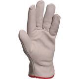 Delta Plus FCN29 Mechanical Leather Gloves – Cowhide, Grain & Split Leather, Multi-Purpose Design