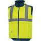 Delta Plus FIDJI HV Reversible High-Visibility Bodywarmer – Waterproof, Warm, & Durable