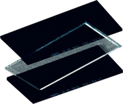 Delta Plus FILTER-IN - Clear Welding Screens – Pack of 5, Polycarbonate, 108x51mm