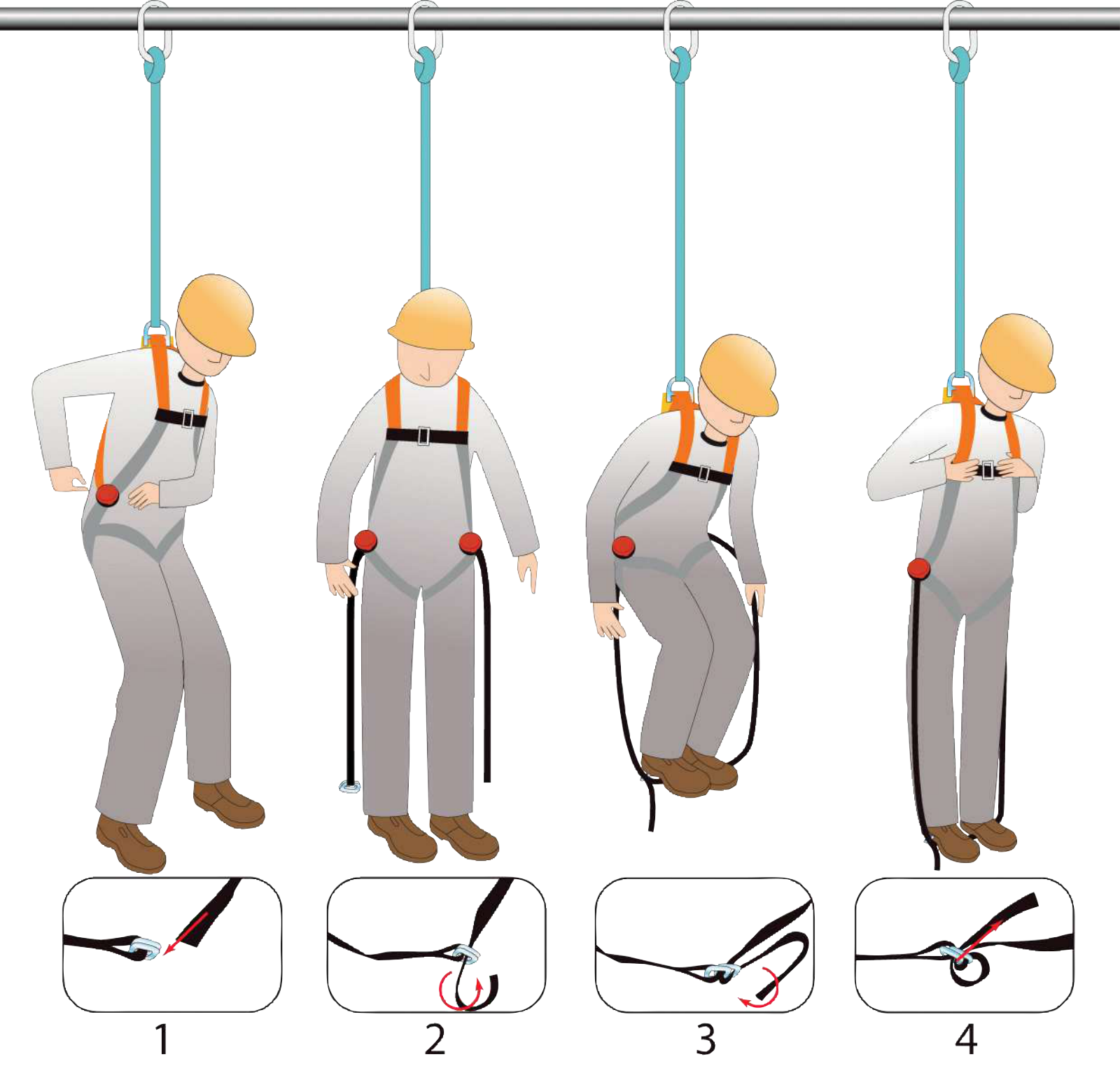 Delta Plus HA203FS Anti-Compression Strap Kit – Essential Fall Protection Accessory