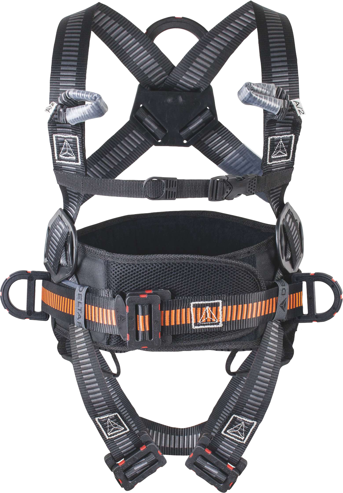 Delta Plus HAR44EL Insulating Fall Arrester Harness with Positioning Belt – Electrical Safety & Work Positioning