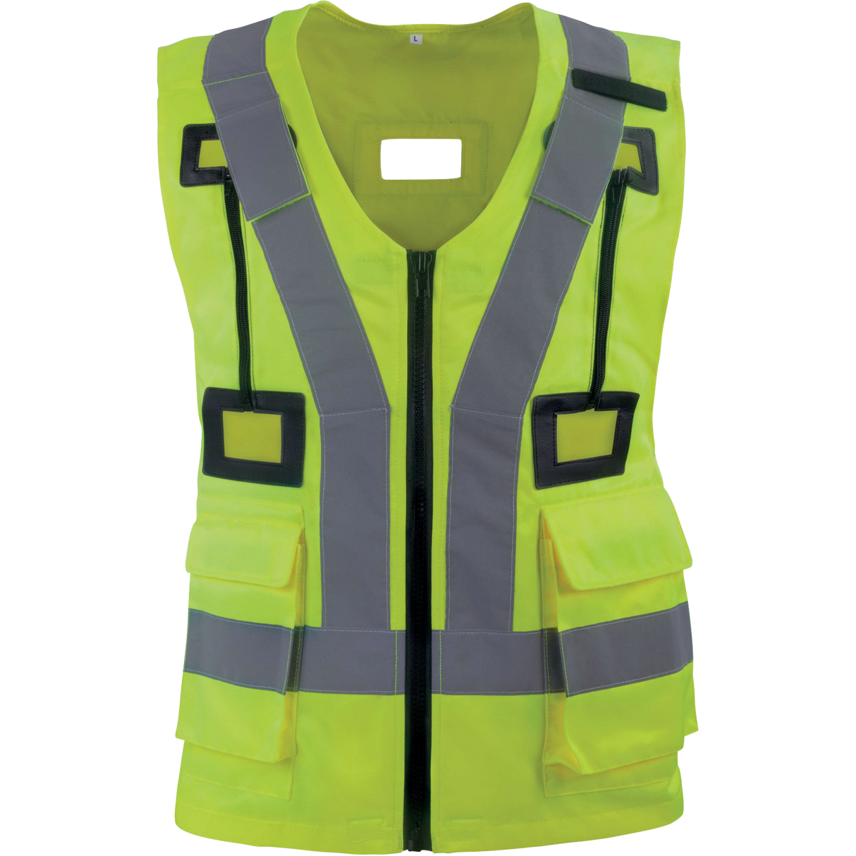 Delta Plus HARVESGI – High-Visibility Vest for Harness Compatibility & Worker Safety