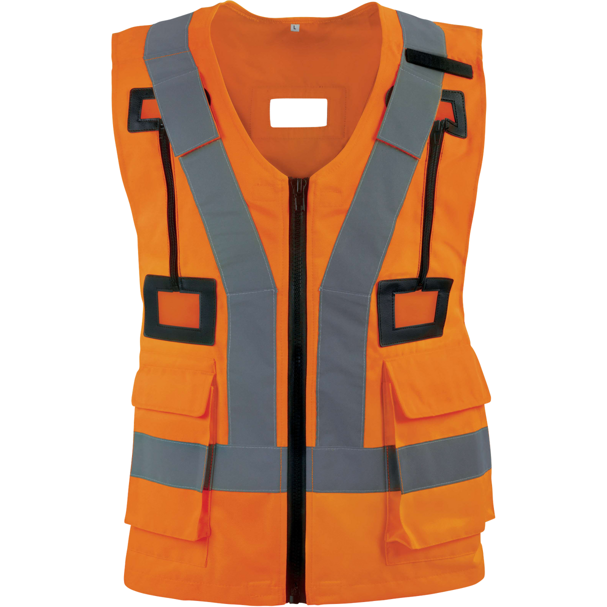 Delta Plus HARVESGI – High-Visibility Vest for Harness Compatibility & Worker Safety