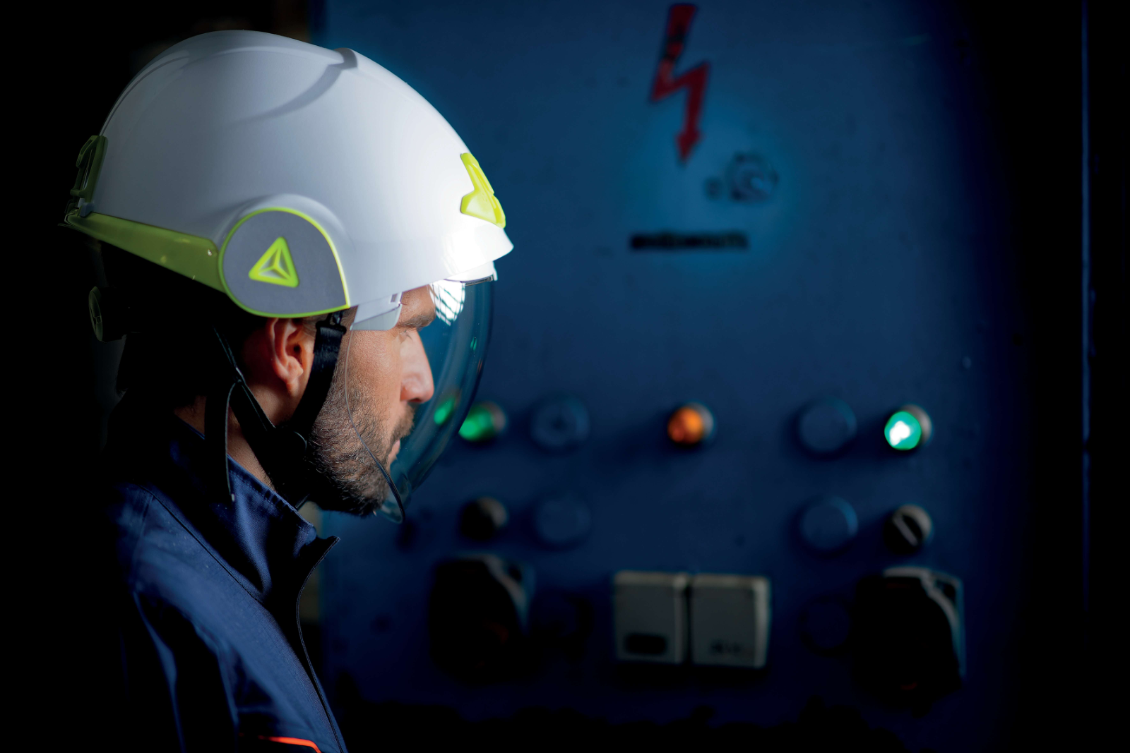 Delta Plus ONYX2 BLANC Arc Flash Safety Helmet with Visor