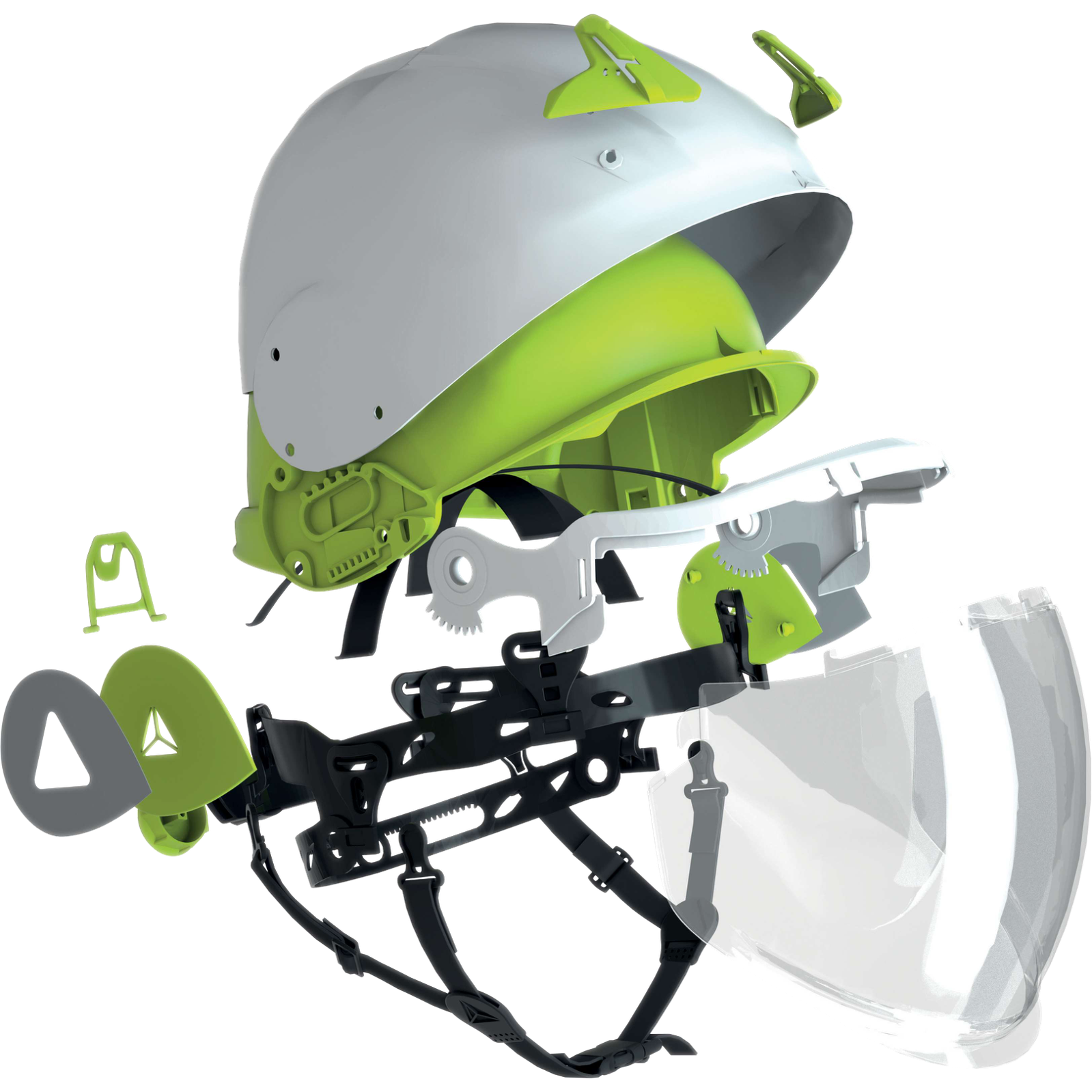 Delta Plus ONYX2 BLANC Arc Flash Safety Helmet with Visor