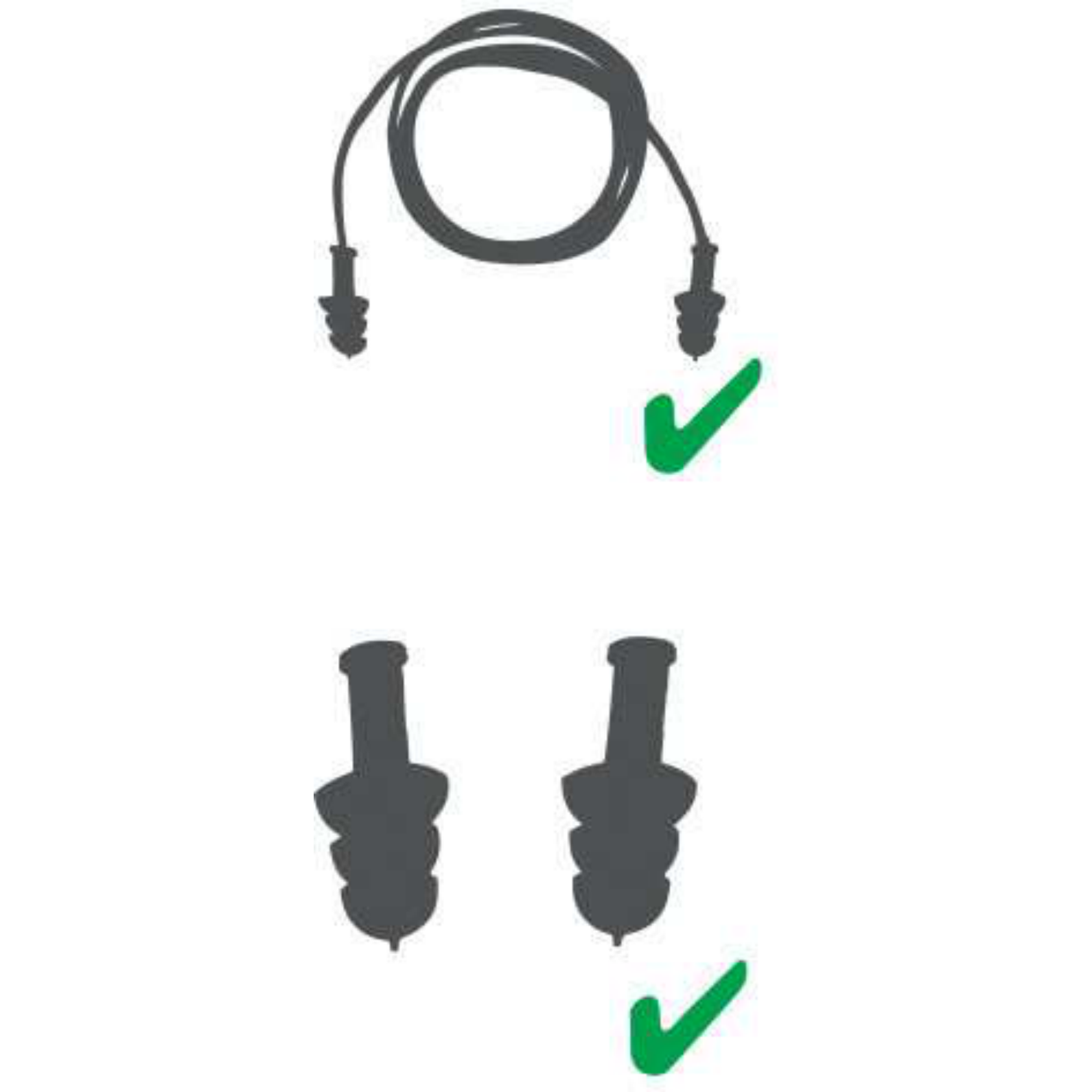 Delta Plus CONICFIR050 Reusable Earplugs – 50-Pair Box with Easy-Grip Design