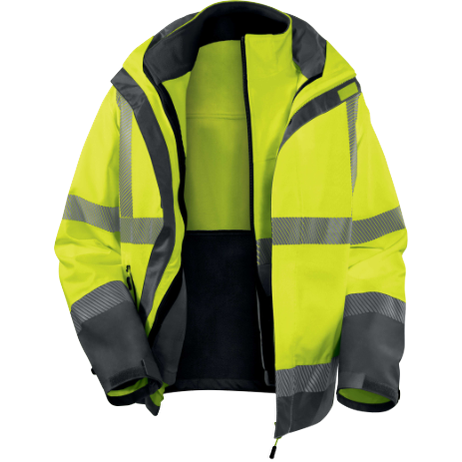 Delta Plus TRACK Waterproof High-Visibility Work Parka