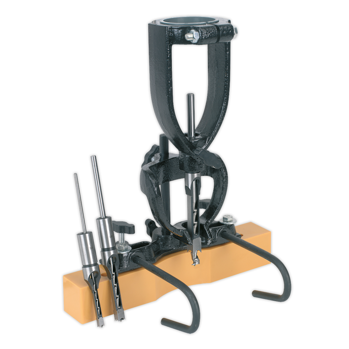 Sealey Wood Mortising Attachment 40-65mm with Chisels